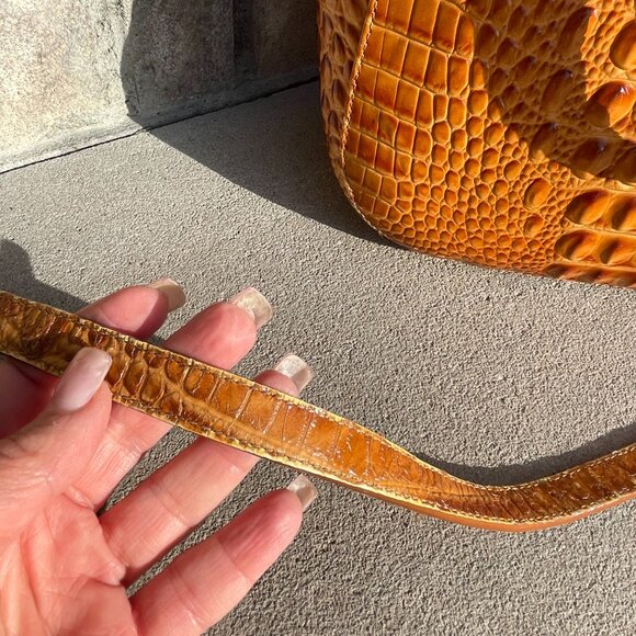 BRAHMIN MELBOURNE SATCHEL CROSSBODY Women's Shoulder Bag EUC - Picture 13 of 17